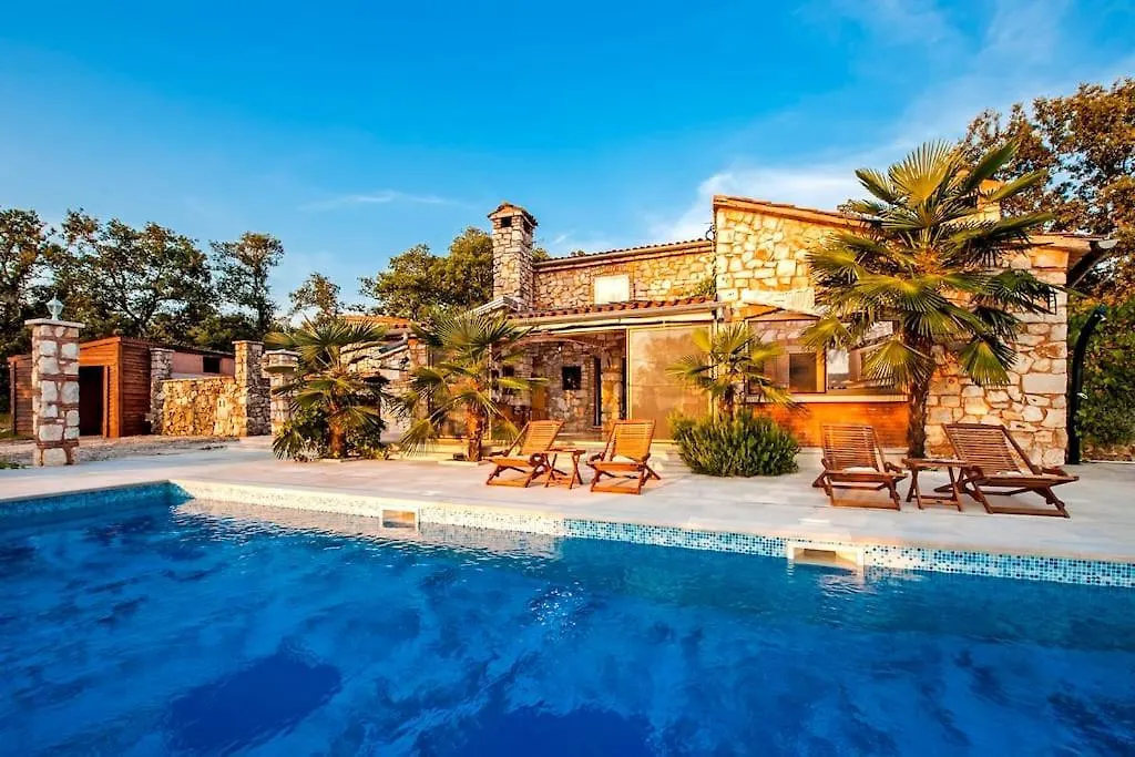 Childern And Adults Enjoy Games,Pool And Seaview Villa Rovinj