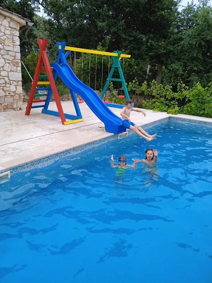 Childern And Adults Enjoy Games,Pool And Seaview Villa Rovinj 0*,  Croatia